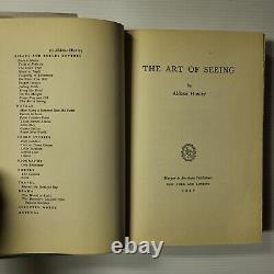 Aldous Huxley The Art Of Seeing SIGNED 1942 First Edition Mint Vtg