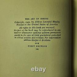 Aldous Huxley The Art Of Seeing SIGNED 1942 First Edition Mint Vtg