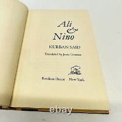 Ali & Nino A Novel By Kurban Said Stated First Edition 1970 Bintage Hardcover