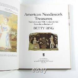 American Needlework Treasures by Betty Ring First Edition Hardcover 1987 RARE