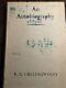 An Autobiography By R. G. Collingwood 1939 First Edition Hbdj