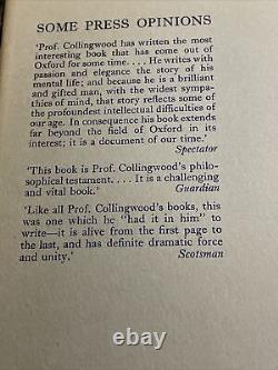 An Autobiography by R. G. Collingwood 1939 First Edition HBDJ