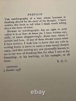 An Autobiography by R. G. Collingwood 1939 First Edition HBDJ