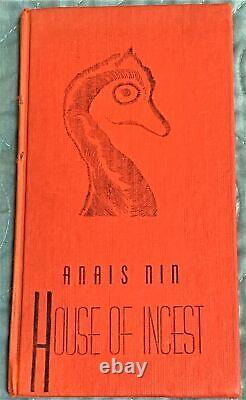 Anais Nin / HOUSE OF INCEST Signed 1st Edition 1947