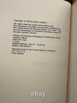 And Still I Rise by Maya Angelou, First Edition, 1978
