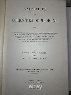 Anomalies and Curiosities of Medicine Book 1897 1st Edition Freak Show Horror