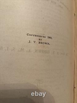 Antique 1903 Theological Kernels JACOB TILESTON BROWN First Edition Hardcover