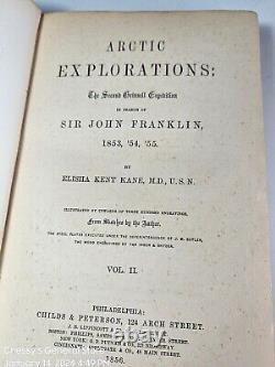 Artic Explorations 2 Volume Set Dr. Elisha Kane 1856