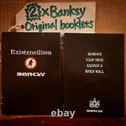 BANKSY Books Rare Existencilism & Banging Your Head Against a Brick Wall