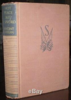 BOOK OWNED by ERNEST HEMINGWAY, Not Peace But A Sword, SIGNED, 1939, 1st, Sheean