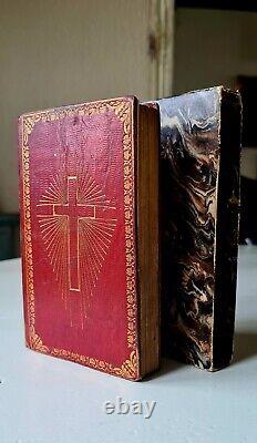 Beautiful set Old & rare books 17th & 18th century, in fine bindings