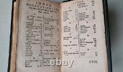 Beautiful set Old & rare books 17th & 18th century, in fine bindings