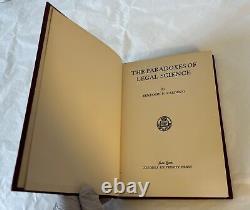 Benjamin N Cardozo / The Paradoxes of Legal Science First Edition 1928