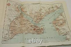 CONSTANTINOPLE 1896 First Edition Two Volumes Illustrated Ottoman Turkey Map