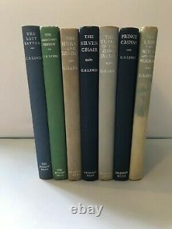 C. S. Lewis The Chronicles of Narnia Collection First UK Editions 1950-56