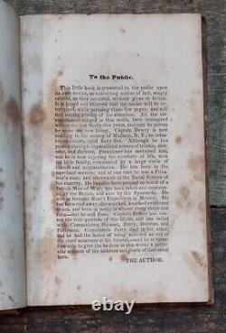 Captain Alvah Dewey 1838 Silas Judd RARE Book Antique Texas History