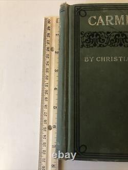 Carmela by Christian Reid 1891 1st Edition Scarce #1/1 Rare Antique Antiquarian