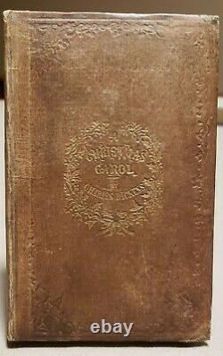 Charles Dickens / A Christmas Carol / Christmas Books Set / 1843 First Editions