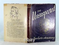 Charlotte Armstrong 1st Edition 1946 The Unsuspected Hardcover withDustjacket