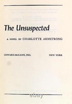 Charlotte Armstrong 1st Edition 1946 The Unsuspected Hardcover withDustjacket