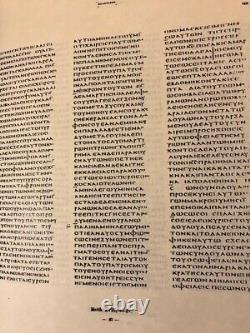Codex Vaticanus Facsimile