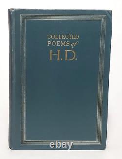 Colllcted Poems of H. D. Hilda Doolittle 1925 First Edition First Print FINE COND