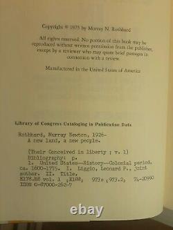 Conceived in Liberty by MURRAY ROTHBARD First Edition 1975-1979