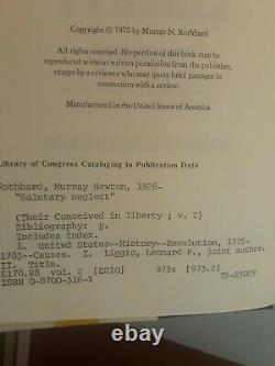 Conceived in Liberty by MURRAY ROTHBARD First Edition 1975-1979