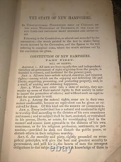 Constitutional convention -Booklet-? For The State Of New Hampshire 1877
