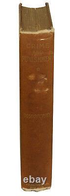 Crime and Punishment by FYODOR DOSTOYEVSKY First US Edition 1886 Crowell 1st