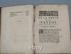 DE LA VERTU des Payens. MOTHE LE VAYER, 1642. First edition