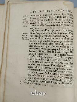 DE LA VERTU des Payens. MOTHE LE VAYER, 1642. First edition