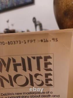 DON DELILLO WHITE NOISE FIRST EDITION FIRST PRINTING ORIGINAL DJ With RETAIL PRICE