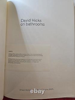 David Hicks on bathrooms. First Edition Book 1970