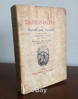 Demoniality Incubi Succubi Sinistrari 1st 1879 Witchcraft Demonology Rare Occult