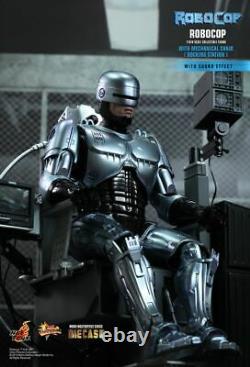 Dhl 1/6 Hot Toys Mms203d05 Robocop With Mechanical Chair Docking Station Figure