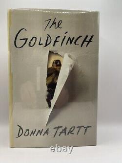 Donna Tartt THE GOLDFINCH Signed First Edition