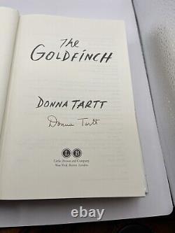 Donna Tartt THE GOLDFINCH Signed First Edition