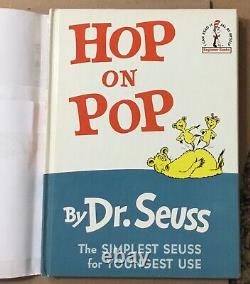 Dr. Seuss HOP ON POP First Edition with Dust Jacket