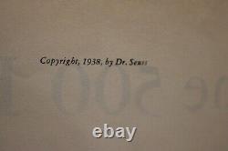 Dr. Seuss Signed'The 500 Hats of Bartholomew Cubbins' 1938 1st Edition JSA