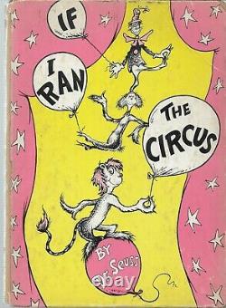 Dr. Seuss first edition-1956-If I Ran the Circus-vintage-scarce in 1st edition