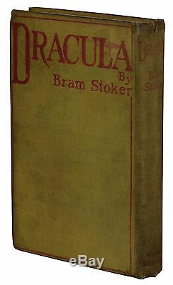Dracula by BRAM STOKER First Edition 1st 1897 Archibald Constable