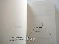 Dune by Frank Herbert, First Book Club Edition 1965 with Original DJ & Map