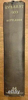 Everest 1933 First Edition Ruttledge Illustrated