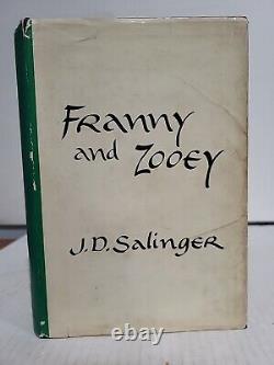 FIRST EDITION 1st PRINTING J. D. Salinger FRANNY AND ZOOEY dust jacket
