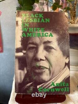 FIRST EDITION Black Lesbian in White America Anita Cornwell 1983 Paperback