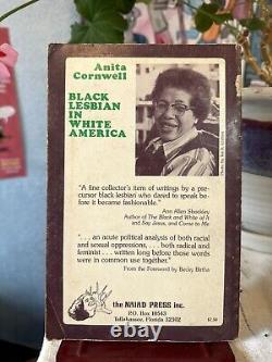 FIRST EDITION Black Lesbian in White America Anita Cornwell 1983 Paperback