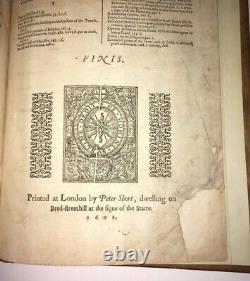 FIRST ENGLISH EDITION of JOSEPHUS! (PRINTED in 1602!) Ancient History Bible Jews