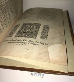 FIRST ENGLISH EDITION of JOSEPHUS! (PRINTED in 1602!) Ancient History Bible Jews