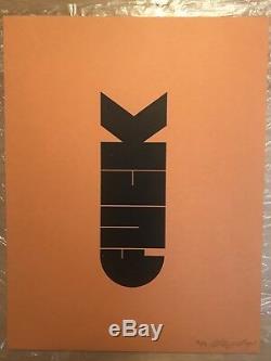 F-BOMB by Olly Moss RARE Signed Original Print (38/50) 1st Edition